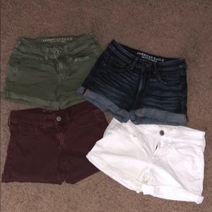 lot of size 2 american eagle shorts!!!!!!